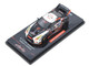 Nissan GT R R35 Widebody RHD Right Hand Drive Black and White with Graphics AORUS X INNO64 Limited Edition 1/64 Diecast Model Car Inno Models IN64-R35LB-AORUS