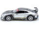 Nissan GT R R35 Top Secret RHD Right Hand Drive Silver Metallic with Carbon Hood and Top Tokyo Auto Salon Hong Kong 2025 Event Edition 1/64 Diecast Model Car Inno Models IN64-R35TS-TASHK25