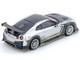 Nissan GT R R35 Top Secret RHD Right Hand Drive Silver Metallic with Carbon Hood and Top Tokyo Auto Salon Hong Kong 2025 Event Edition 1/64 Diecast Model Car Inno Models IN64-R35TS-TASHK25