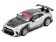 Nissan GT R R35 Top Secret RHD Right Hand Drive Silver Metallic with Carbon Hood and Top Tokyo Auto Salon Hong Kong 2025 Event Edition 1/64 Diecast Model Car Inno Models IN64-R35TS-TASHK25
