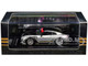 Nissan GT R R35 Top Secret RHD Right Hand Drive Silver Metallic with Carbon Hood and Top Tokyo Auto Salon Hong Kong 2025 Event Edition 1/64 Diecast Model Car Inno Models IN64-R35TS-TASHK25