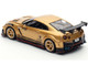 Nissan GT R R35 Top Secret Thailand RHD Right Hand Drive Gold Metallic Thailand Diecast Expo 2025 Event Edition 1/64 Diecast Model Car Inno Models IN64-R35TSTH-TDE25