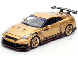 Nissan GT R R35 Top Secret Thailand RHD Right Hand Drive Gold Metallic Thailand Diecast Expo 2025 Event Edition 1/64 Diecast Model Car Inno Models IN64-R35TSTH-TDE25
