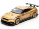 Nissan GT R R35 Top Secret Thailand RHD Right Hand Drive Gold Metallic Thailand Diecast Expo 2025 Event Edition 1/64 Diecast Model Car Inno Models IN64-R35TSTH-TDE25
