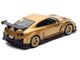 Nissan GT R R35 Top Secret Thailand RHD Right Hand Drive Gold Metallic Thailand Diecast Expo 2025 Event Edition 1/64 Diecast Model Car Inno Models IN64-R35TSTH-TDE25