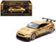 Nissan GT R R35 Top Secret Thailand RHD Right Hand Drive Gold Metallic Thailand Diecast Expo 2025 Event Edition 1/64 Diecast Model Car Inno Models IN64-R35TSTH-TDE25