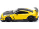 Nissan GT R R35 RHD Right Hand Drive Yellow with Carbon Hood and Black Top The Model Car Show Singapore 2025 Event Edition 1/64 Diecast Model Car Inno Models IN64-R35TS-TMCSS25
