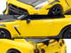 Nissan GT R R35 RHD Right Hand Drive Yellow with Carbon Hood and Black Top The Model Car Show Singapore 2025 Event Edition 1/64 Diecast Model Car Inno Models IN64-R35TS-TMCSS25