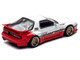 Mazda RX 7 FC3S Pandem Rocket Bunny White and Red with Black Stripes The Model Car Show Singapore 2025 Event Edition 1/64 Diecast Model Car Inno Models IN64-RX7FCP-TMCSS25 Mazda RX 7 FC3S Pandem Rocket Bunny White and Red with Black Stripes The Model Car Show Singapore 2025 Event Edition 1/64 Diecast Model Car Inno Models IN64-RX7FCP-TMCSS25