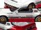 Mazda RX 7 FC3S Pandem Rocket Bunny White and Red with Black Stripes The Model Car Show Singapore 2025 Event Edition 1/64 Diecast Model Car Inno Models IN64-RX7FCP-TMCSS25 Mazda RX 7 FC3S Pandem Rocket Bunny White and Red with Black Stripes The Model Car Show Singapore 2025 Event Edition 1/64 Diecast Model Car Inno Models IN64-RX7FCP-TMCSS25