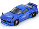 Mazda RX 7 FD3S RHD Right Hand Drive Pandem Rocket Bunny Blue Chrome Tokyo Auto Salon 2026 Event Edition 1/64 Diecast Model Car Inno Models IN64-RX7FDP-TAS26