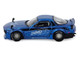 Mazda RX 7 FD3S RHD Right Hand Drive Pandem Rocket Bunny Blue Chrome Tokyo Auto Salon 2026 Event Edition 1/64 Diecast Model Car Inno Models IN64-RX7FDP-TAS26