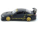 Nissan Top Secret Silvia S15 RHD Right Hand Drive Matt Black with Carbon Hood APA XPO 2025 Event Edition VIP Ticket Bundle 1/64 Diecast Model Car Inno Models IN64-S15TS-APA25VIP