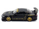 Nissan Top Secret Silvia S15 RHD Right Hand Drive Matt Black with Carbon Hood APA XPO 2025 Event Edition VIP Ticket Bundle 1/64 Diecast Model Car Inno Models IN64-S15TS-APA25VIP