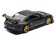Nissan Top Secret Silvia S15 RHD Right Hand Drive Matt Black with Carbon Hood APA XPO 2025 Event Edition VIP Ticket Bundle 1/64 Diecast Model Car Inno Models IN64-S15TS-APA25VIP