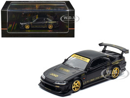 Nissan Top Secret Silvia S15 RHD Right Hand Drive Matt Black with Carbon Hood APA XPO 2025 Event Edition VIP Ticket Bundle 1/64 Diecast Model Car Inno Models IN64-S15TS-APA25VIP