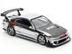 Nissan Top Secret Silvia S15 RHD Right Hand Drive Chrome with Carbon Hood Tokyo Auto Salon Kuala Lumpur 2025 Event Edition 1/64 Diecast Model Car Inno Models IN64-S15TS-TASKL25