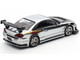 Nissan Top Secret Silvia S15 RHD Right Hand Drive Chrome with Carbon Hood Tokyo Auto Salon Kuala Lumpur 2025 Event Edition 1/64 Diecast Model Car Inno Models IN64-S15TS-TASKL25