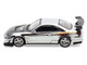 Nissan Top Secret Silvia S15 RHD Right Hand Drive Chrome with Carbon Hood Tokyo Auto Salon Kuala Lumpur 2025 Event Edition 1/64 Diecast Model Car Inno Models IN64-S15TS-TASKL25