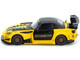 Honda S2000 RHD Right Hand Drive J s Racing Yellow with Carbon Hood and Top with Graphics Tokyo Auto Salon Kuala Lumpur 2025 Event Edition 1/64 Diecast Model Car Inno Models IN64-S2000JS-TASKL25