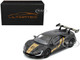 Yangwang U9 #01 Carbon Fiber with Gold Stripes APA XPO 2025 Event Edition 1/64 Diecast Model Car Inno Models IN64-YW-APA25