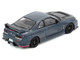 Nissan Top Secret Skyline GT R BCNR33 RHD Right Hand Drive Stealth Gray with Carbon Hood Tokyo Auto Salon Hong Kong 2025 Event Edition 1/64 Diecast Model Car Inno Models IN64-R33TS-TASHK25