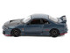 Nissan Top Secret Skyline GT R BCNR33 RHD Right Hand Drive Stealth Gray with Carbon Hood Tokyo Auto Salon Hong Kong 2025 Event Edition 1/64 Diecast Model Car Inno Models IN64-R33TS-TASHK25