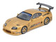 Toyota Supra A80 Top Secret Thailand GT300 RHD Right Hand Drive Gold Metallic Tokyo Auto Salon Kuala Lumpur 2025 Event Exclusive 1/64 Diecast Model Car Inno Models IN64-A80TSTH-TASKL25