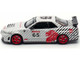 Nissan Skyline GT R R34 RHD Right Hand Drive #65 Black Crow White with Black Pinstripes Singapore Diecast Expo 2025 Event Edition 1/64 Diecast Model Car Inno Models IN64-R34-BC-SGDE25