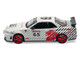 Nissan Skyline GT R R34 RHD Right Hand Drive #65 Black Crow White with Black Pinstripes Singapore Diecast Expo 2025 Event Edition 1/64 Diecast Model Car Inno Models IN64-R34-BC-SGDE25 Nissan Skyline GT R R34 RHD Right Hand Drive #65 Black Crow White with Black Pinstripes Singapore Diecast Expo 2025 Event Edition 1/64 Diecast Model Car Inno Models IN64-R34-BC-SGDE25