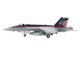 Boeing F A 18E Super Hornet Fighter Aircraft 166817 VFA 136 Knighthawks USS Trumman 2024 United States Navy Air Power Series 1/72 Diecast Model Hobby Master HA5143