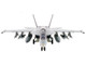 Boeing F A 18E Super Hornet Fighter Aircraft 166817 VFA 136 Knighthawks USS Trumman 2024 United States Navy Air Power Series 1/72 Diecast Model Hobby Master HA5143