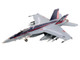 Boeing F A 18E Super Hornet Fighter Aircraft 166817 VFA 136 Knighthawks USS Trumman 2024 United States Navy Air Power Series 1/72 Diecast Model Hobby Master HA5143