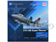 Boeing F A 18E Super Hornet Fighter Aircraft 166817 VFA 136 Knighthawks USS Trumman 2024 United States Navy Air Power Series 1/72 Diecast Model Hobby Master HA5143