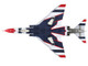McDonnell Douglas F 4E Phantom II Fighter Bomber Aircraft Thunderbirds No 1 Plane 1973 74 Season United States Air Force Air Power Series 1/72 Diecast Model Hobby Master HA19083