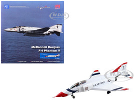 McDonnell Douglas F 4E Phantom II Fighter Bomber Aircraft Thunderbirds No 1 Plane 1973 74 Season United States Air Force Air Power Series 1/72 Diecast Model Hobby Master HA19083