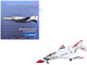 McDonnell Douglas F 4E Phantom II Fighter Bomber Aircraft Thunderbirds with Decals for No 1 to 7 planes 1973 74 Season United States Air Force Air Power Series 1/72 Diecast Model Hobby Master HA19084
