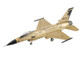 Lockheed F 16A Fighting Falcon Fighter Aircraft 85 1565 Golden Bat Viper 185 ARW Iowa ANG Squadron 50th Anniversary 2022 United States Air Force Air Power Series 1/72 Diecast Model Hobby Master HA38069