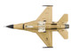 Lockheed F 16A Fighting Falcon Fighter Aircraft 85 1565 Golden Bat Viper 185 ARW Iowa ANG Squadron 50th Anniversary 2022 United States Air Force Air Power Series 1/72 Diecast Model Hobby Master HA38069