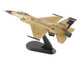 Lockheed F 16A Fighting Falcon Fighter Aircraft 85 1565 Golden Bat Viper 185 ARW Iowa ANG Squadron 50th Anniversary 2022 United States Air Force Air Power Series 1/72 Diecast Model Hobby Master HA38069