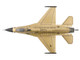 Lockheed F 16A Fighting Falcon Fighter Aircraft 85 1565 Golden Bat Viper 185 ARW Iowa ANG Squadron 50th Anniversary 2022 United States Air Force Air Power Series 1/72 Diecast Model Hobby Master HA38069