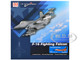 Lockheed F 16A Fighting Falcon Fighter Aircraft 85 1565 Golden Bat Viper 185 ARW Iowa ANG Squadron 50th Anniversary 2022 United States Air Force Air Power Series 1/72 Diecast Model Hobby Master HA38069