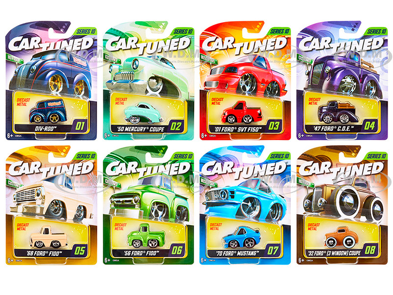 Mainline 2026 Series 10 Set of 8 Pieces Diecast Model Cars CarTuned 592631-XX9
