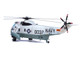 Sikorsky SH 3G Sea King Helicopter 149718 NF 0037 Helicopter Combat Support Squadron 1 HC 1 Fleet Angels USS Hancock CVA 19 1970s United States Navy 1/72 Diecast Model Legion LEG-14055LB