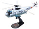 Sikorsky SH 3G Sea King Helicopter 149718 NF 0037 Helicopter Combat Support Squadron 1 HC 1 Fleet Angels USS Hancock CVA 19 1970s United States Navy 1/72 Diecast Model Legion LEG-14055LB