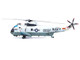 Sikorsky SH 3G Sea King Helicopter 149718 NF 0037 Helicopter Combat Support Squadron 1 HC 1 Fleet Angels USS Hancock CVA 19 1970s United States Navy 1/72 Diecast Model Legion LEG-14055LB