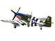 North American P 51B Mustang Aircraft John Bennett 487th Fighter Squadron, 352nd Fighter Group Blue Nosed Bastards of Bodney RAF Bodney 1944 United States Army Air Forces 1/72 Diecast Model Airplane Legion LEG-14606LF