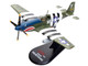 North American P 51B Mustang Aircraft John Bennett 487th Fighter Squadron, 352nd Fighter Group Blue Nosed Bastards of Bodney RAF Bodney 1944 United States Army Air Forces 1/72 Diecast Model Airplane Legion LEG-14606LF