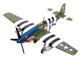 North American P 51B Mustang Aircraft John Bennett 487th Fighter Squadron, 352nd Fighter Group Blue Nosed Bastards of Bodney RAF Bodney 1944 United States Army Air Forces 1/72 Diecast Model Airplane Legion LEG-14606LF