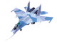 Sukhoi Su 27 Flanker B Aircraft Blue 388 Paris Air Show 1989 Soviet Air Force 1/100 Diecast Model Airplane Legion LEG-14701LC